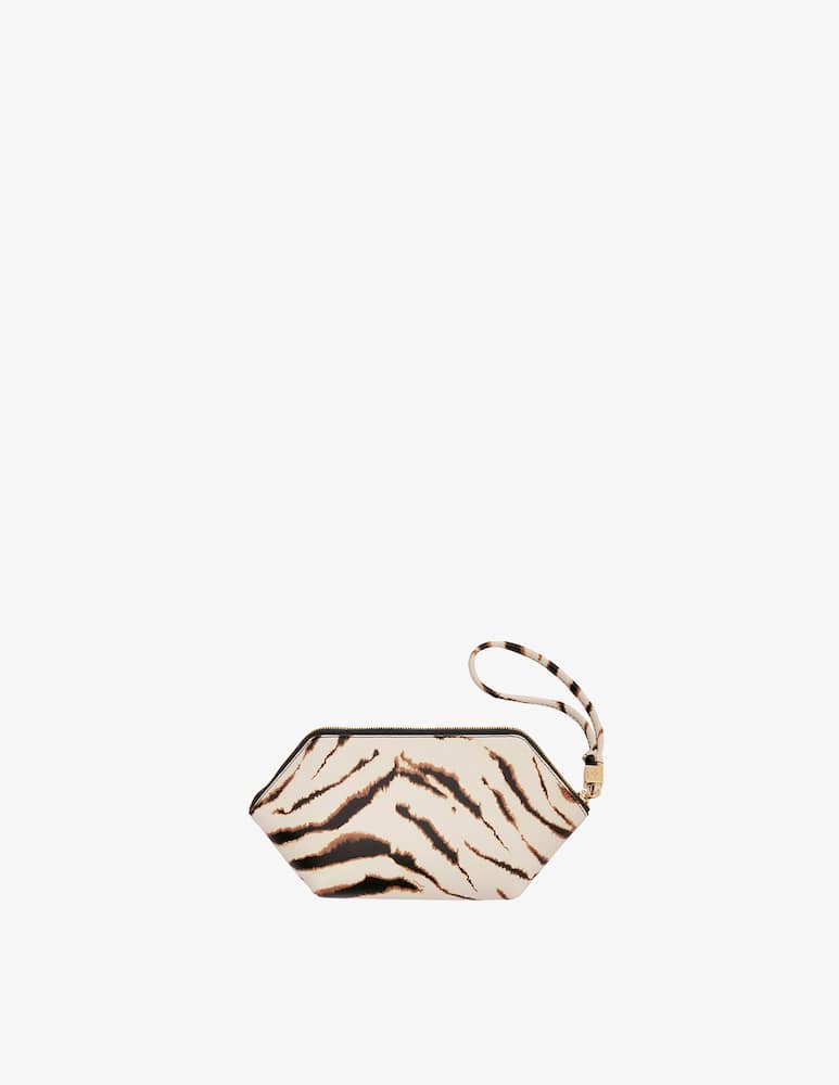 rinascente Ganni Bou make-up pouch grained