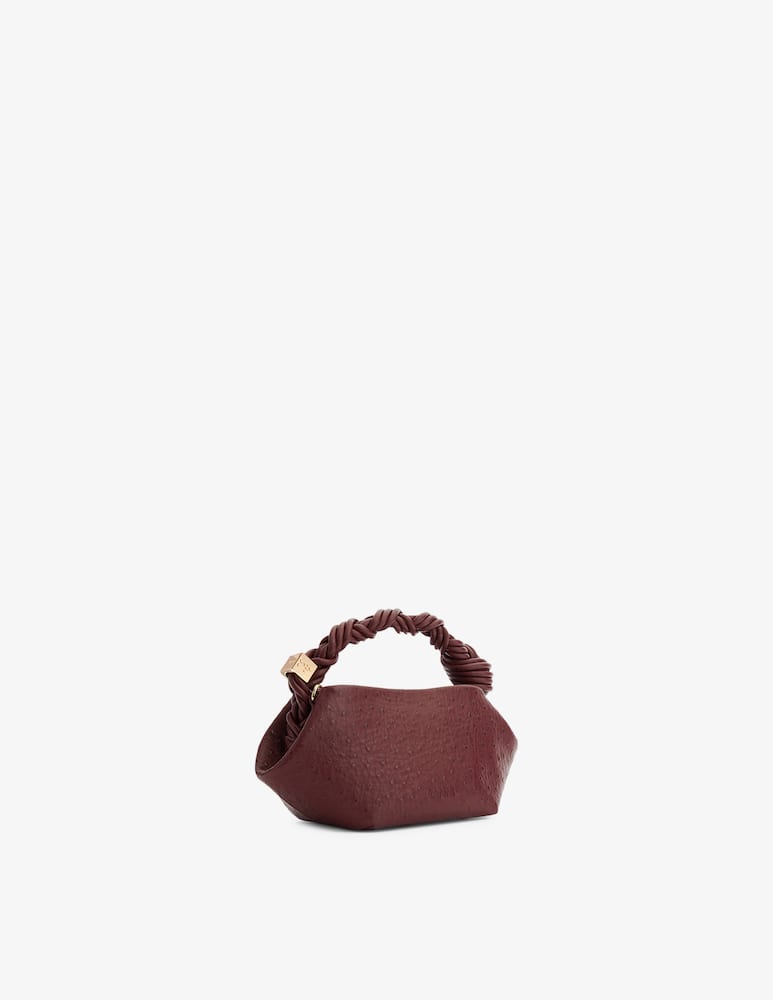 rinascente Ganni Bou Mini ostrich bag