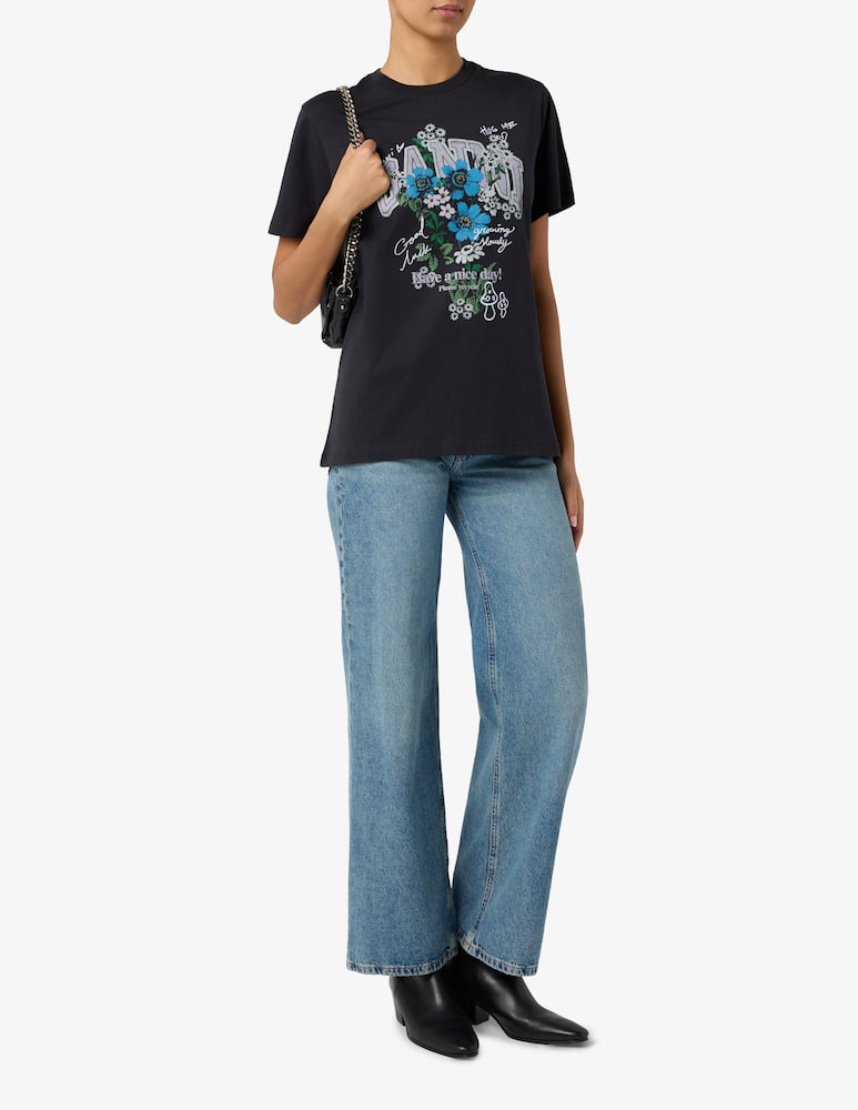 Ganni Flower print t-shirt - picture 2 Ganni Flower print t-shirt - picture 2