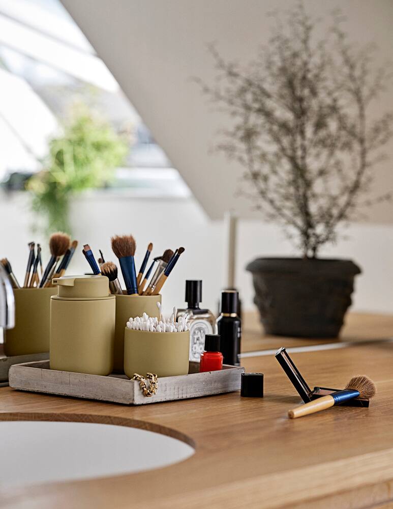 rinascente Zone Ume Toothbrush Mug - Beige