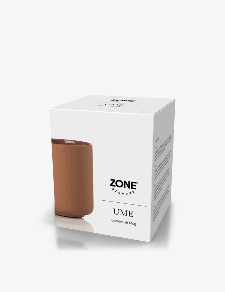 rinascente Zone Denmark Ume Toothbrush Mug Dia. 8.3 X 10.3 Cm Terracotta