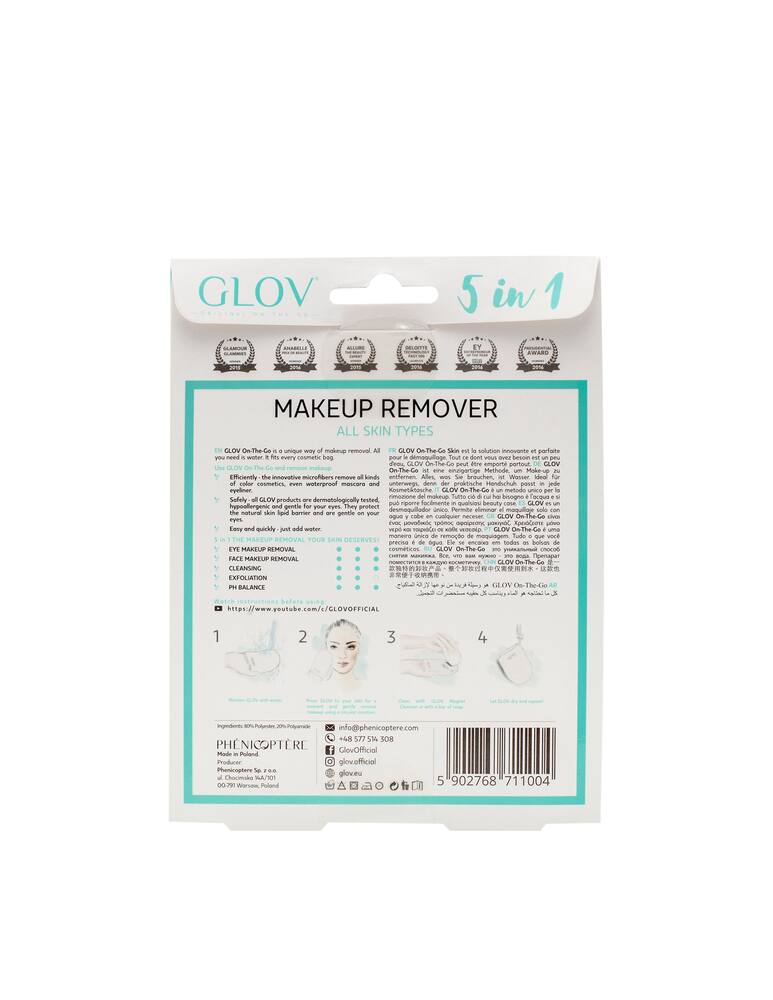 rinascente GLOV Makeup remover for mixed skin GLOV On-the-go Ivory