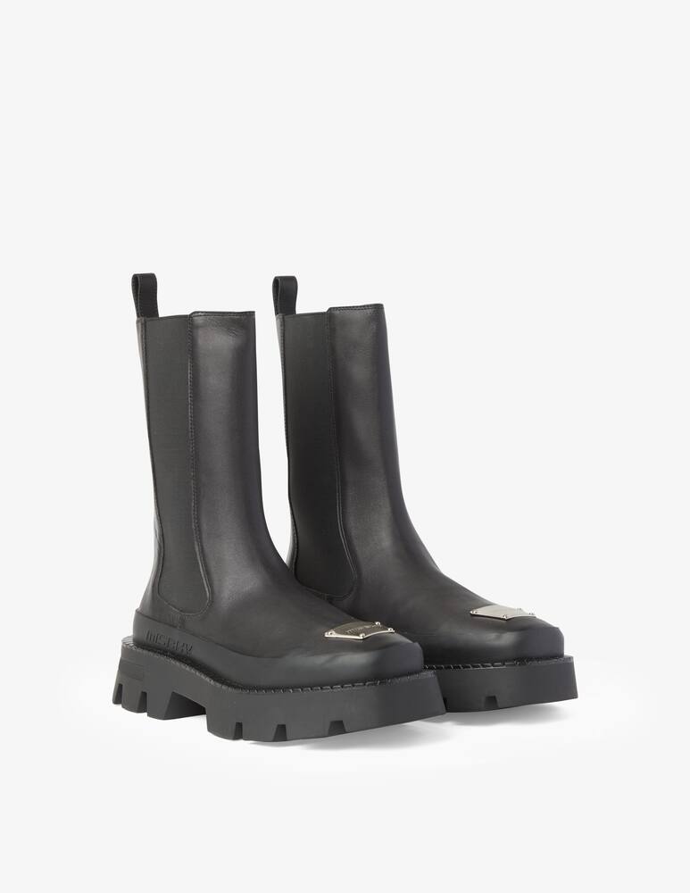rinascente Misbhv Slipon boot punta metallo - Nero
