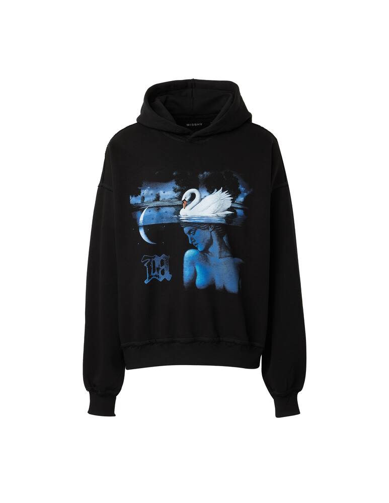 rinascente Misbhv Love you hoodie - black