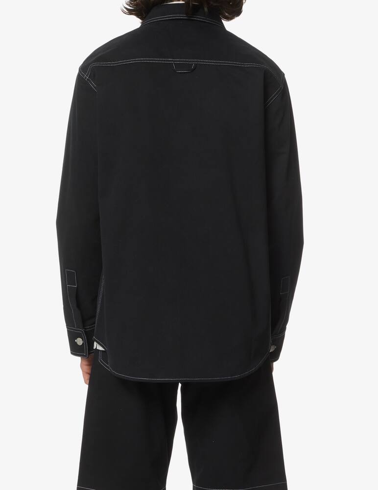 rinascente Misbhv Stitching overshirt - black