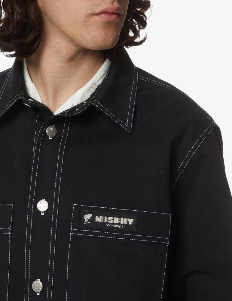 rinascente Misbhv Stitching overshirt - black