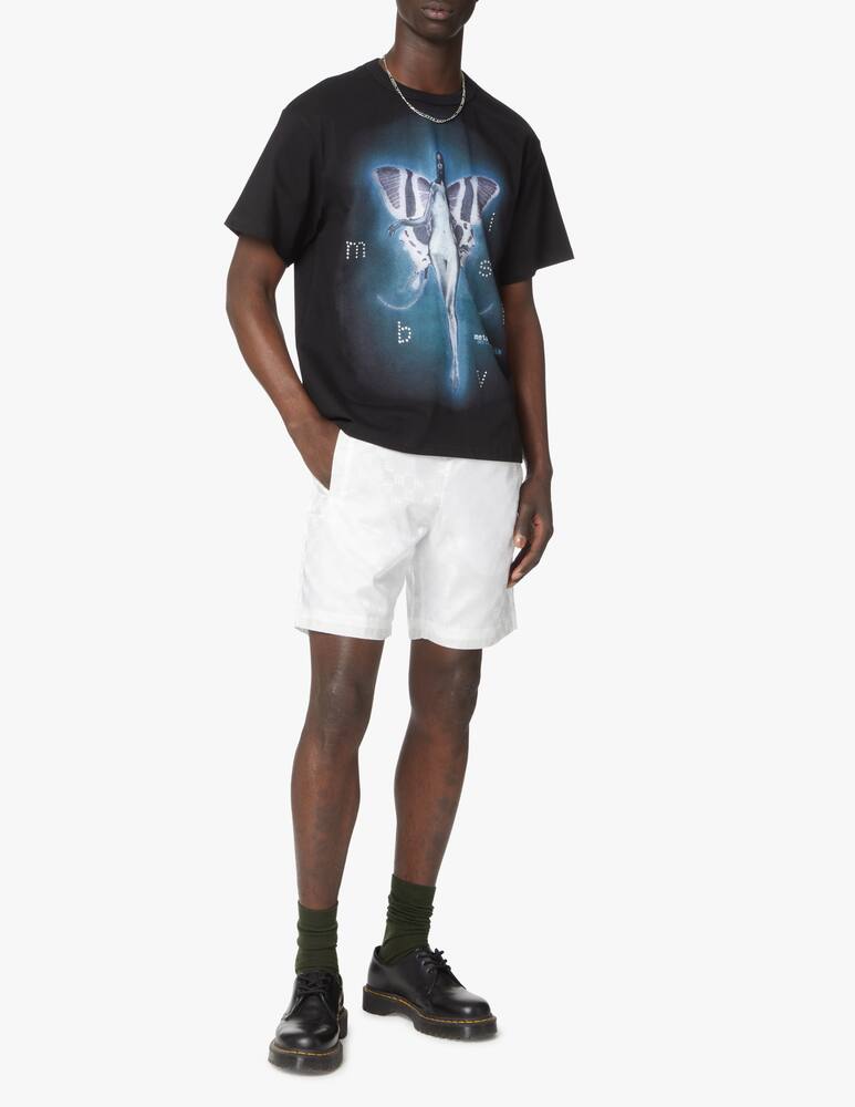 rinascente Misbhv Nylon monogram shorts - white