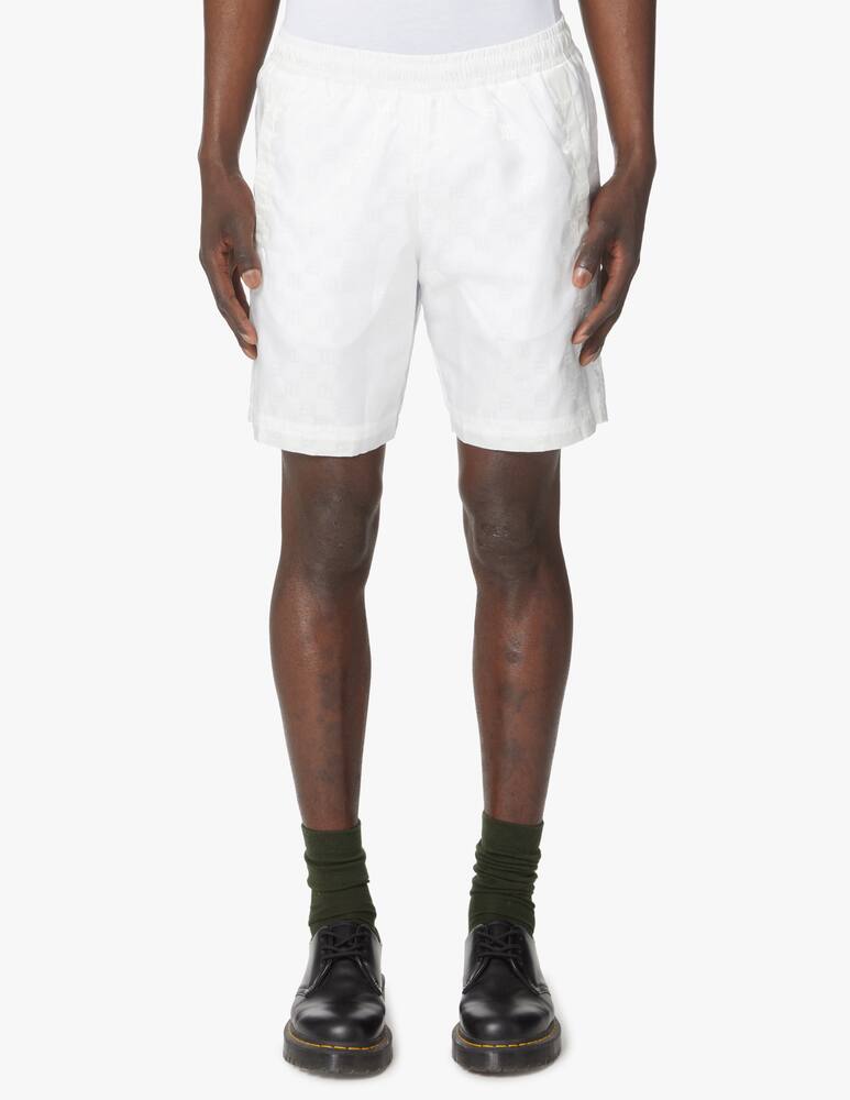 rinascente Misbhv Nylon monogram shorts - white