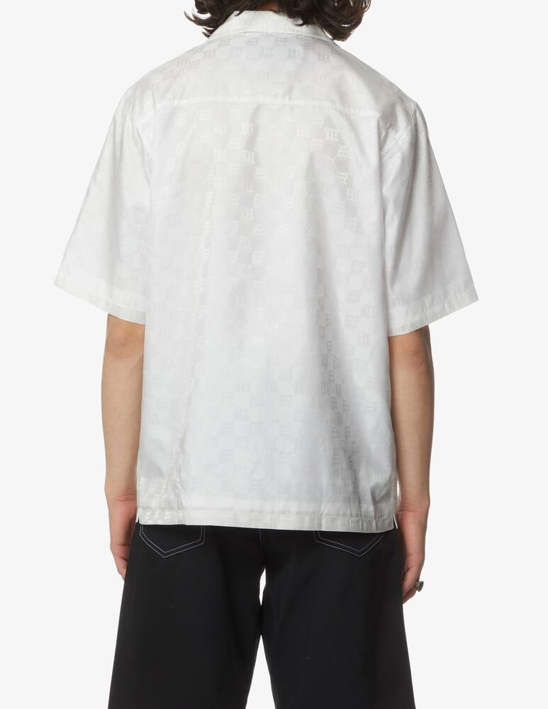 rinascente Misbhv Nylon monogram short sleeve shirt - white