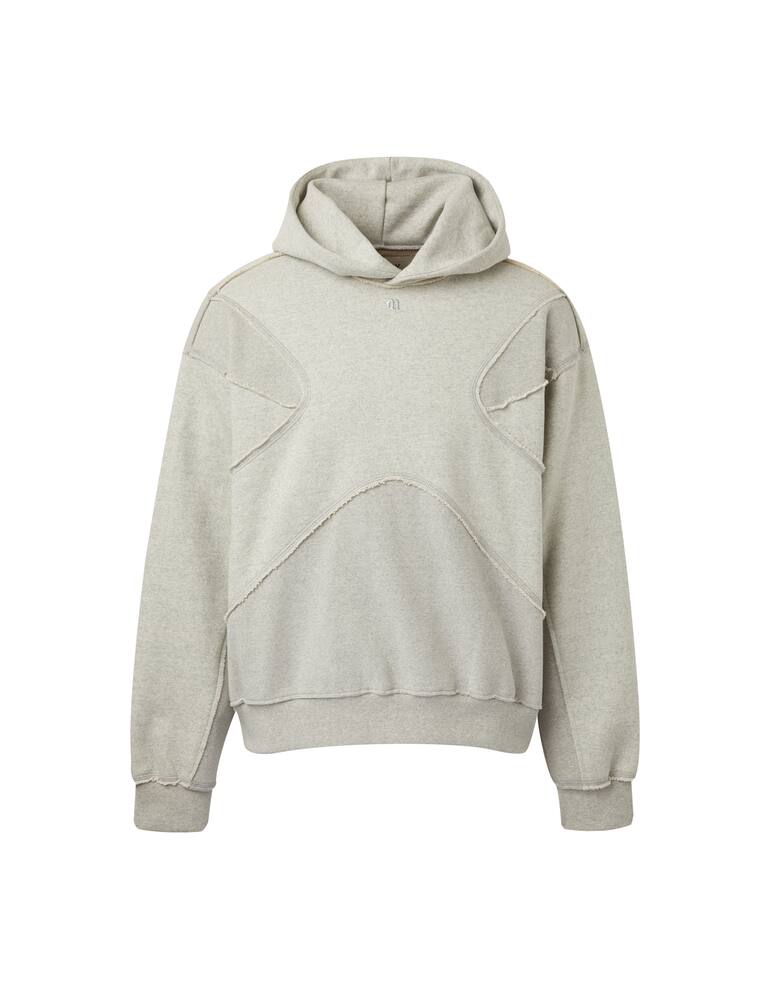 rinascente Misbhv Felpa con cappuccio in cotone riciclato - grigio