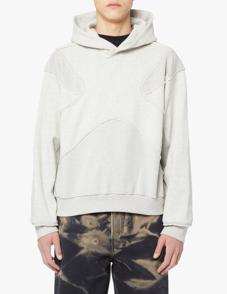 rinascente Misbhv Felpa con cappuccio in cotone riciclato - grigio