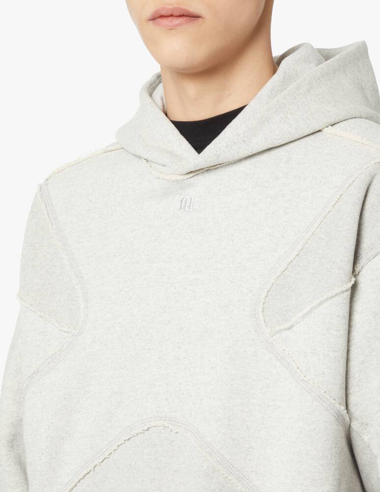 rinascente Misbhv Felpa con cappuccio in cotone riciclato - grigio