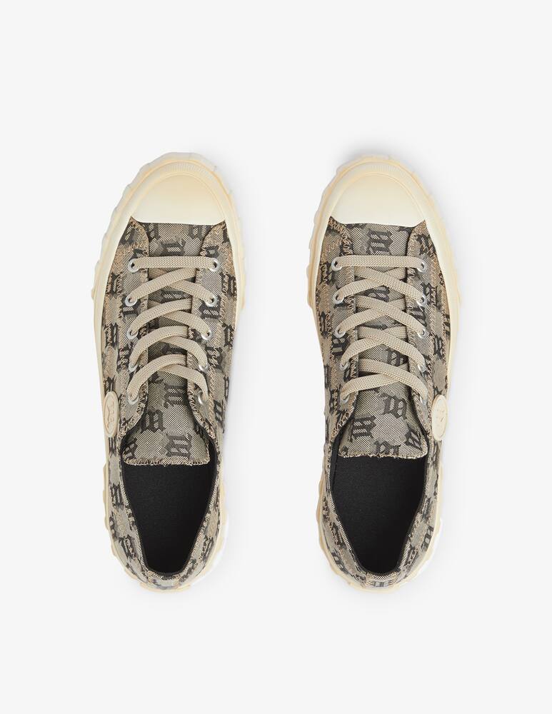 rinascente Misbhv Sneaker low top monogram - beige
