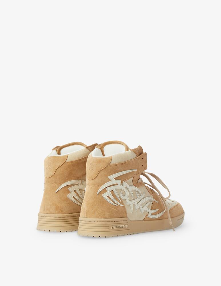 rinascente Misbhv Hi top tribal sneakers - beige