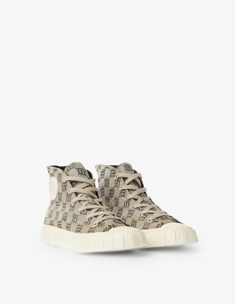 rinascente Misbhv Sneakers hi top monogram - Beige