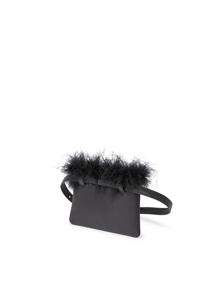 rinascente Chylak Feathered mini belt bag