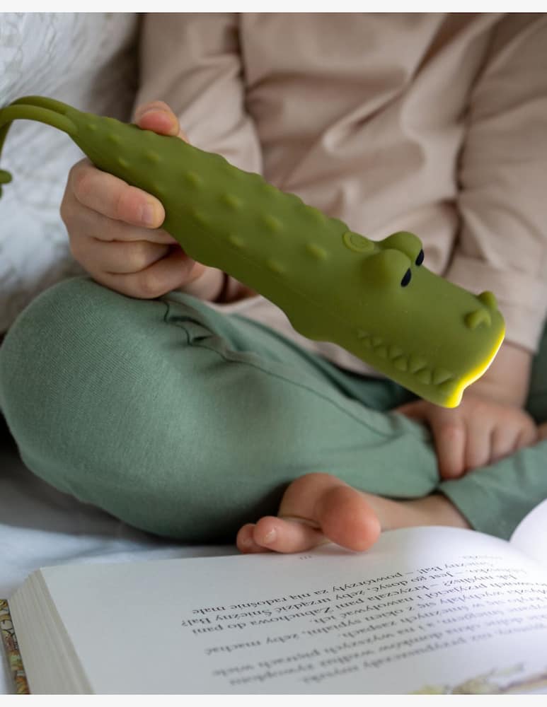rinascente Buzz Crocodile silicone flashlight