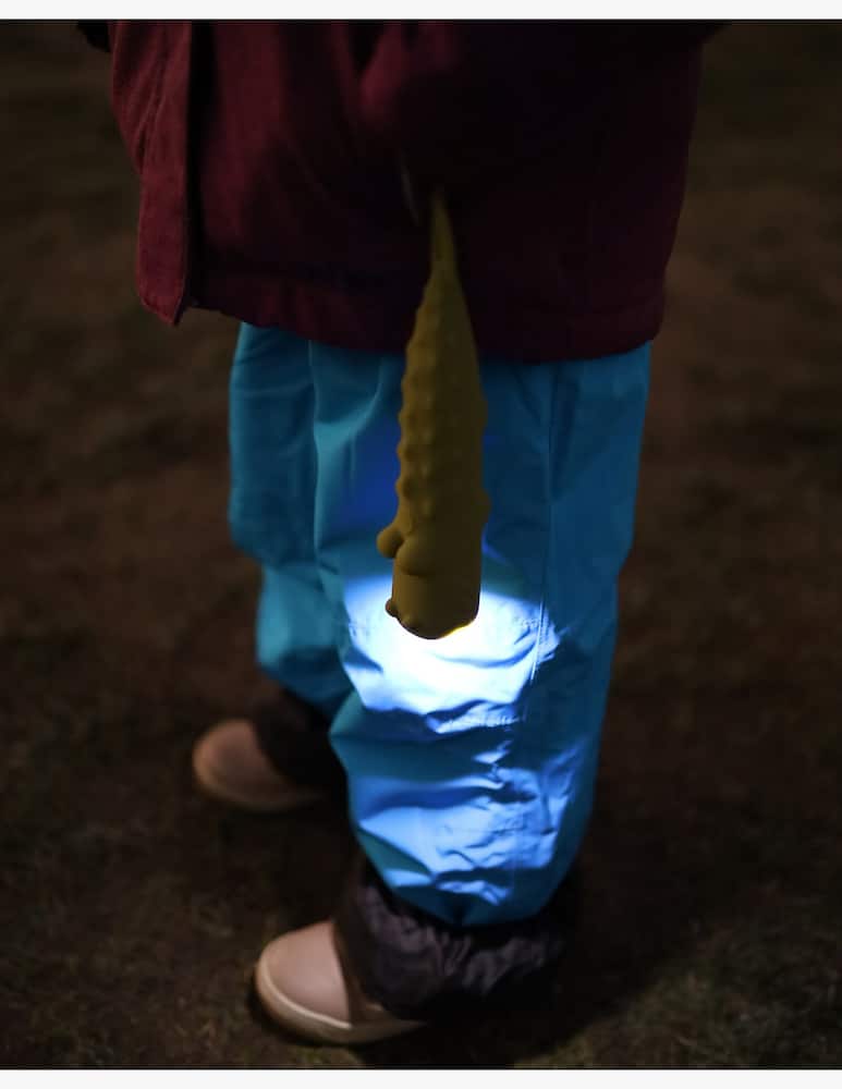 rinascente Buzz Crocodile silicone flashlight