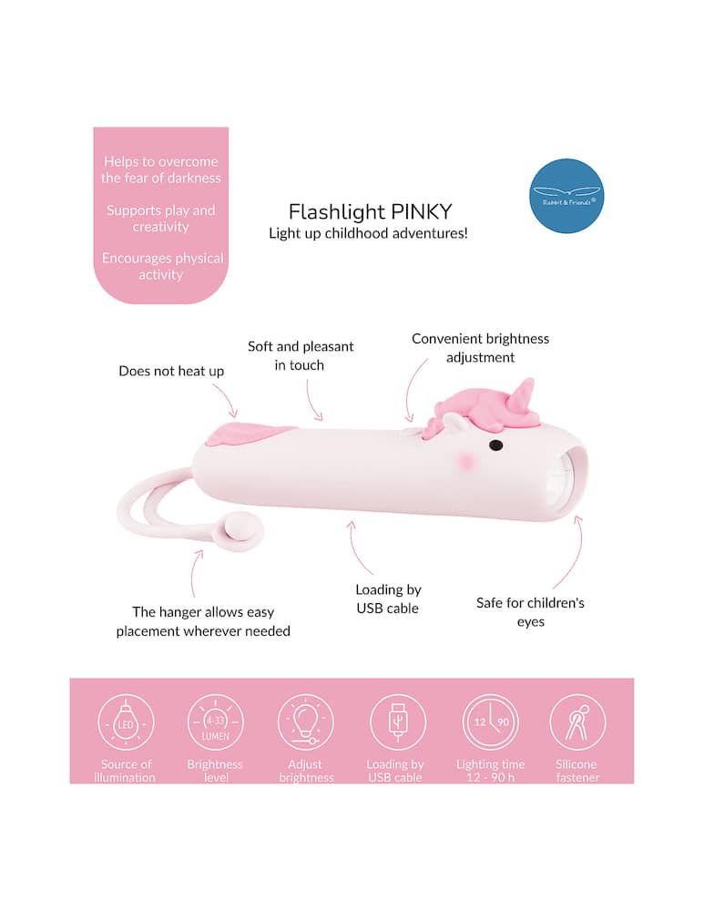 rinascente Buzz Unicorn silicone torch