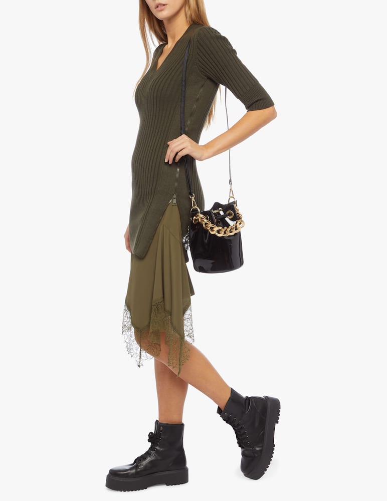 rinascente BiMOR ITALY Borsa secchiello in vernice Fancy