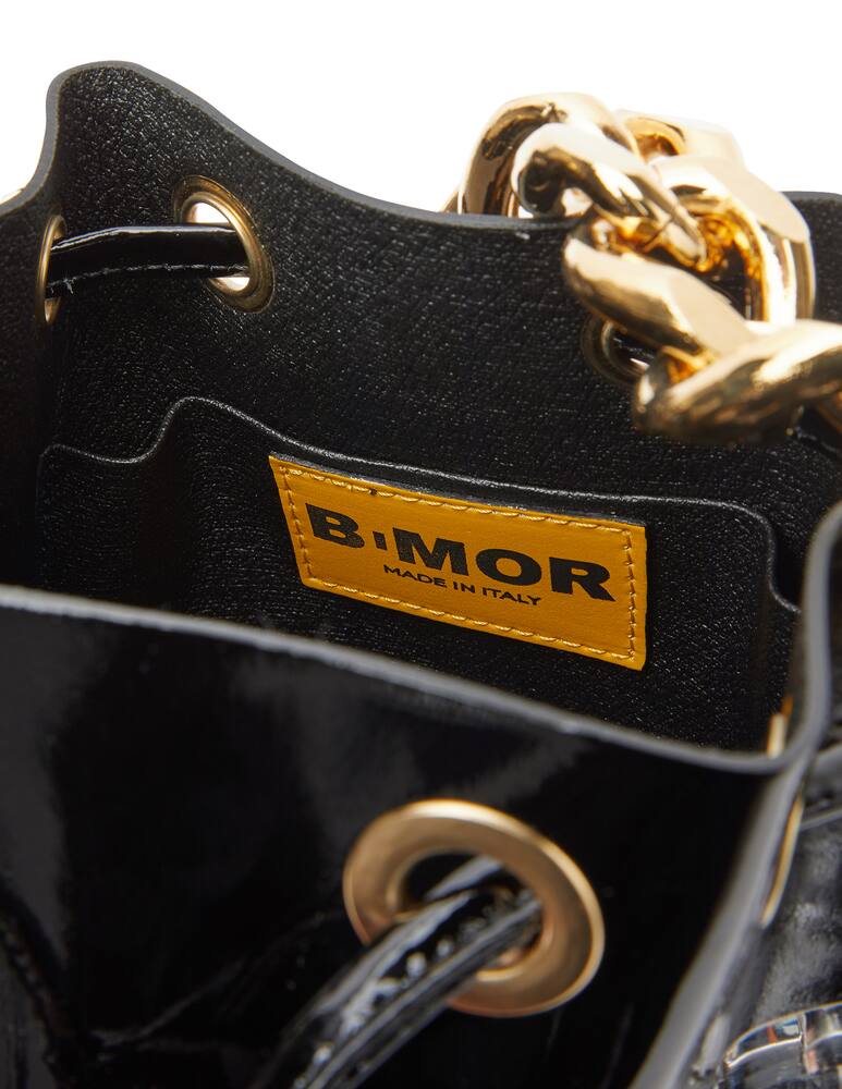 rinascente BiMOR ITALY Borsa secchiello in vernice Fancy