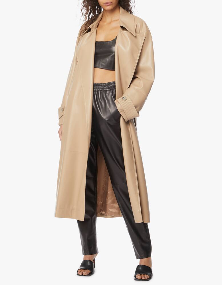 rinascente Nanushka Eco leather trench