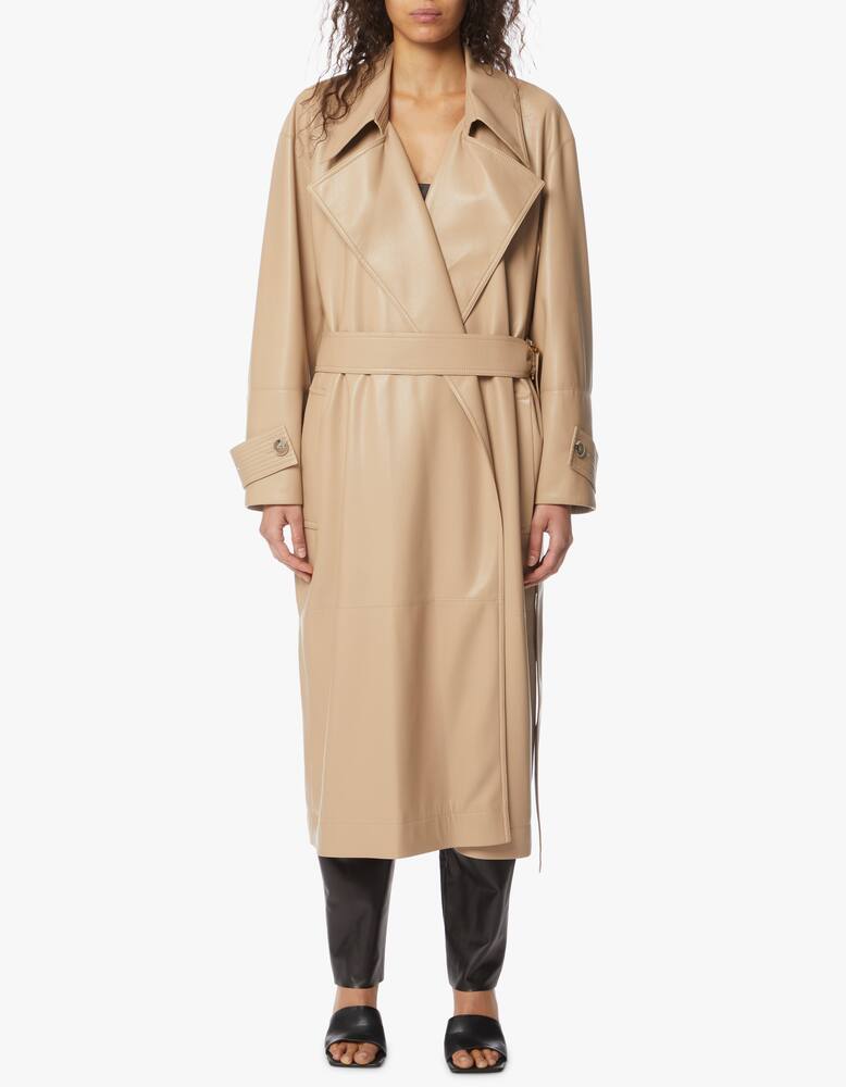 rinascente Nanushka Eco leather trench