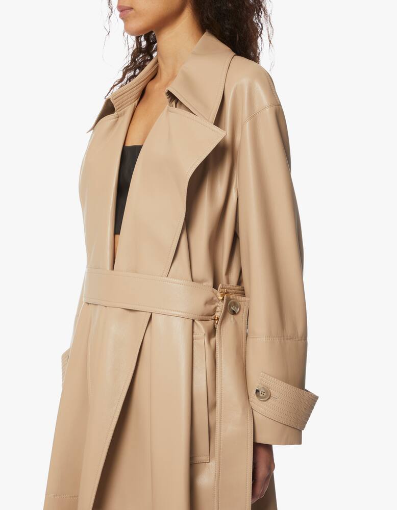 rinascente Nanushka Eco leather trench