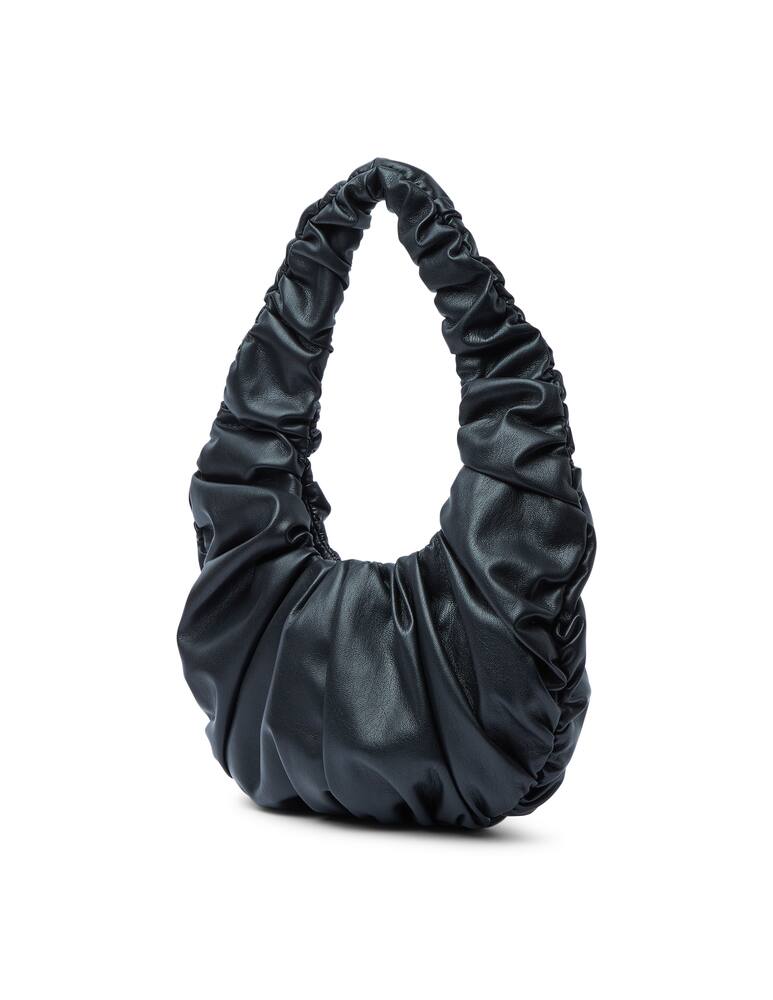 rinascente Nanushka Anja ruched vegan leather shoulder bag