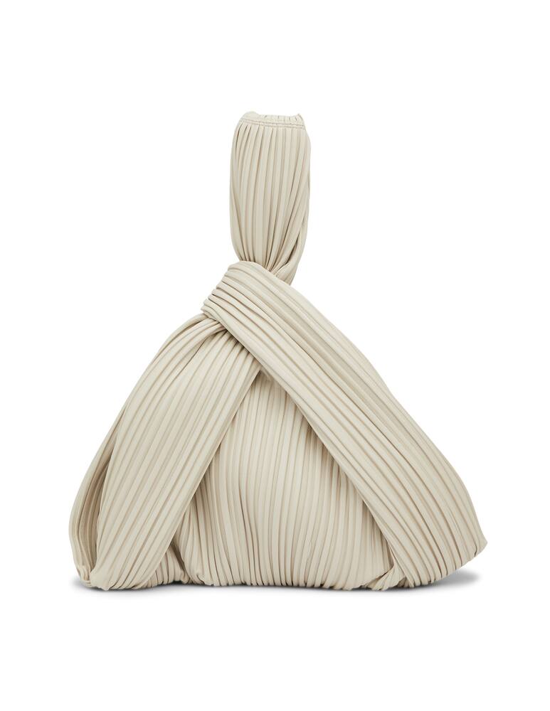 rinascente Nanushka Jen pleated vegan leather clutch 