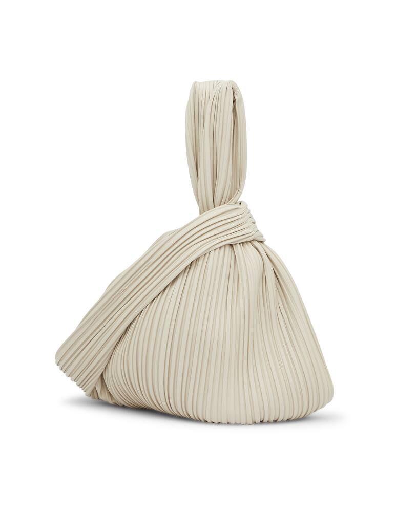 rinascente Nanushka Jen pleated vegan leather clutch 