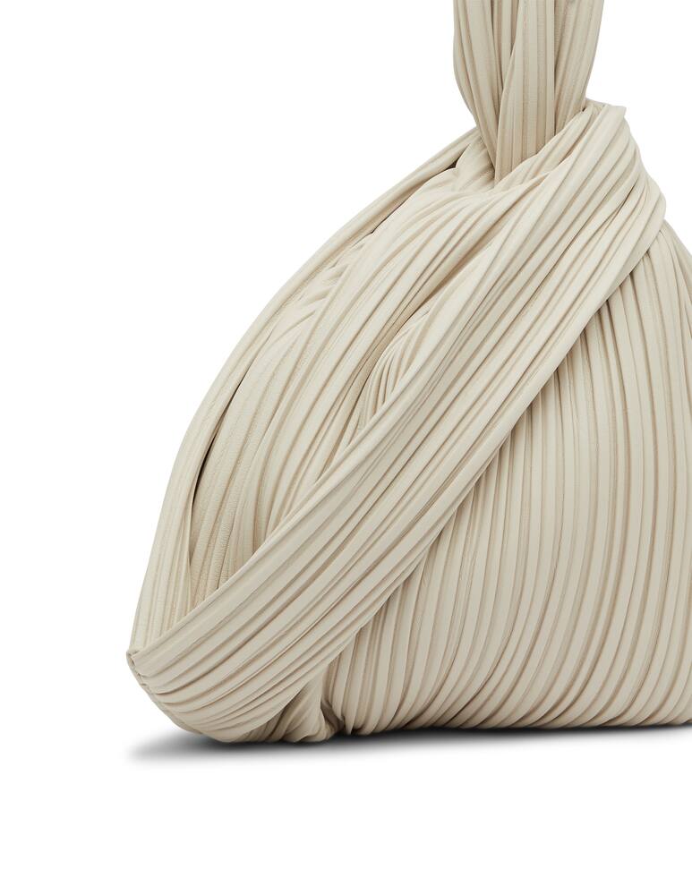 rinascente Nanushka Jen pleated vegan leather clutch 