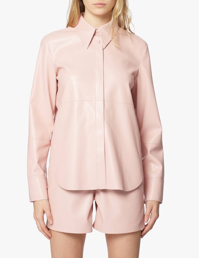 rinascente Nanushka Eco leather shirt