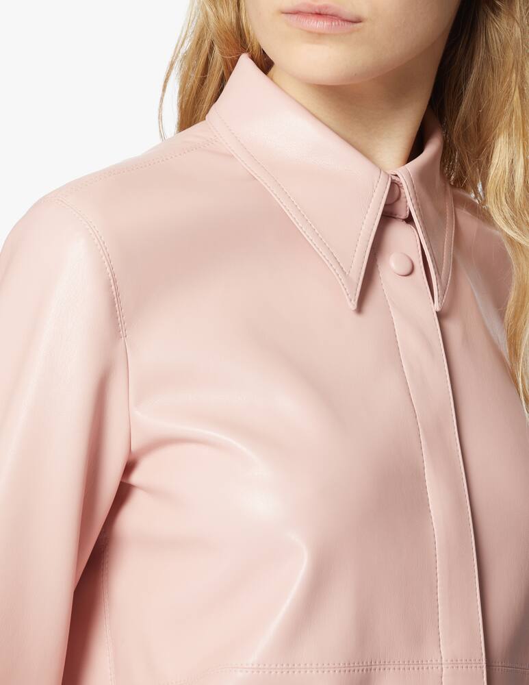 rinascente Nanushka Eco leather shirt