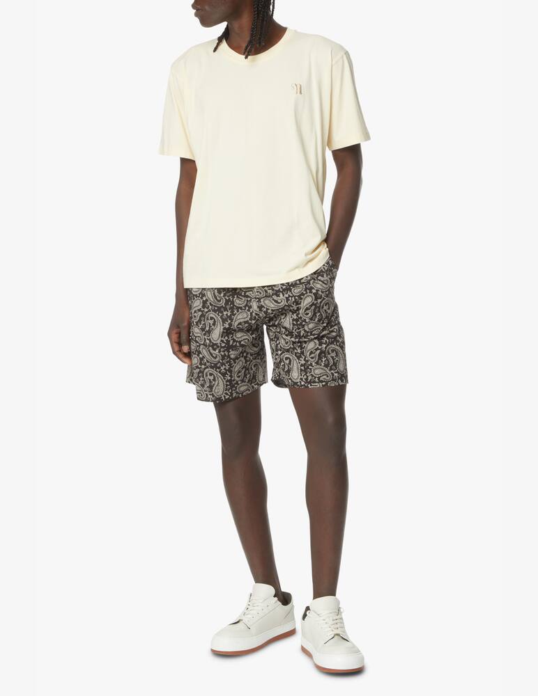 rinascente Nanushka Maglietta girocollo small logo - beige