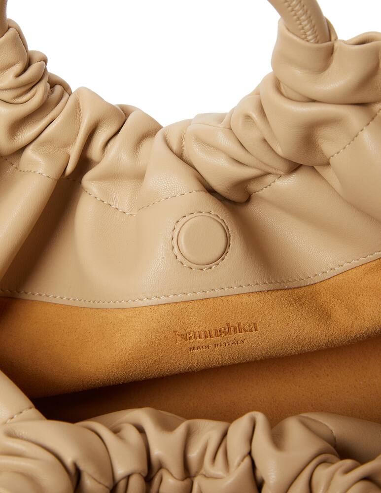 rinascente Nanushka Trapeze vegan leather handbag