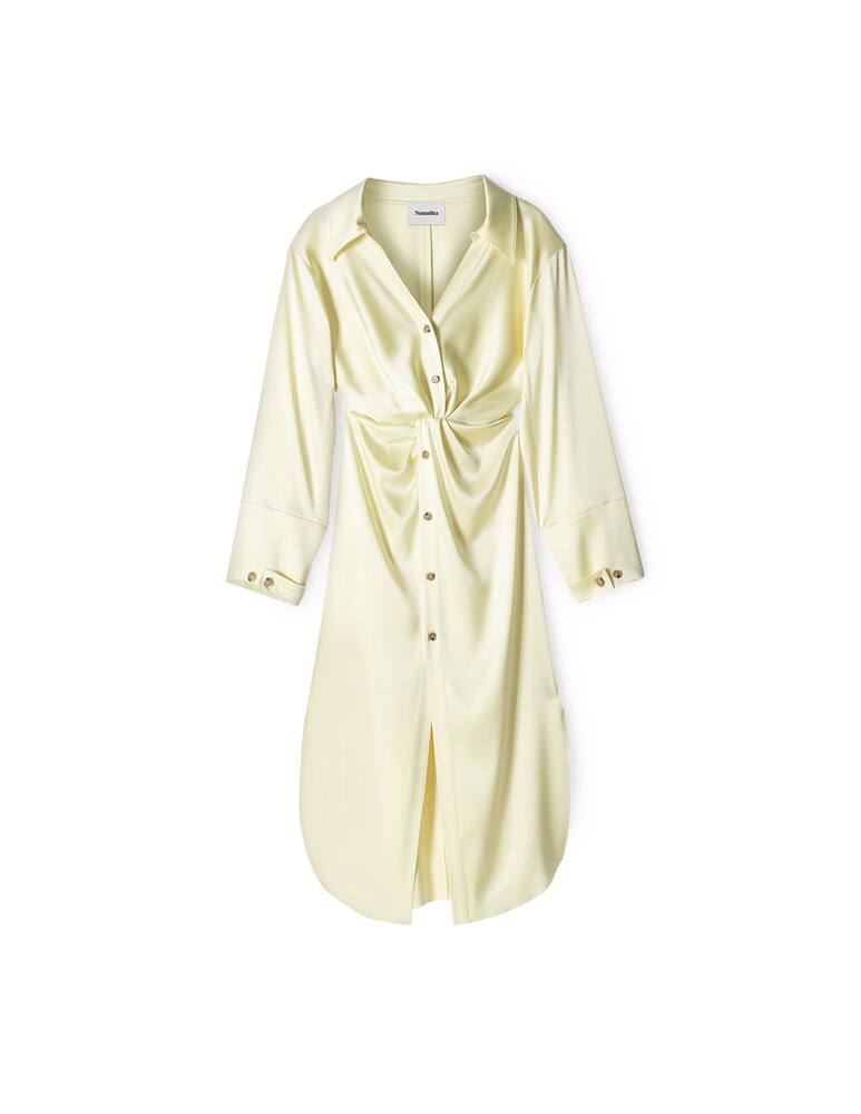 rinascente Nanushka Maxi dress with long sleeve