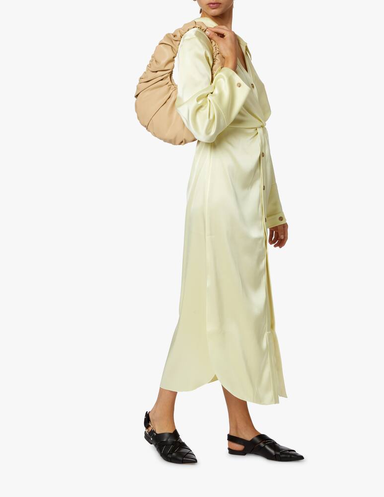 rinascente Nanushka Maxi dress with long sleeve