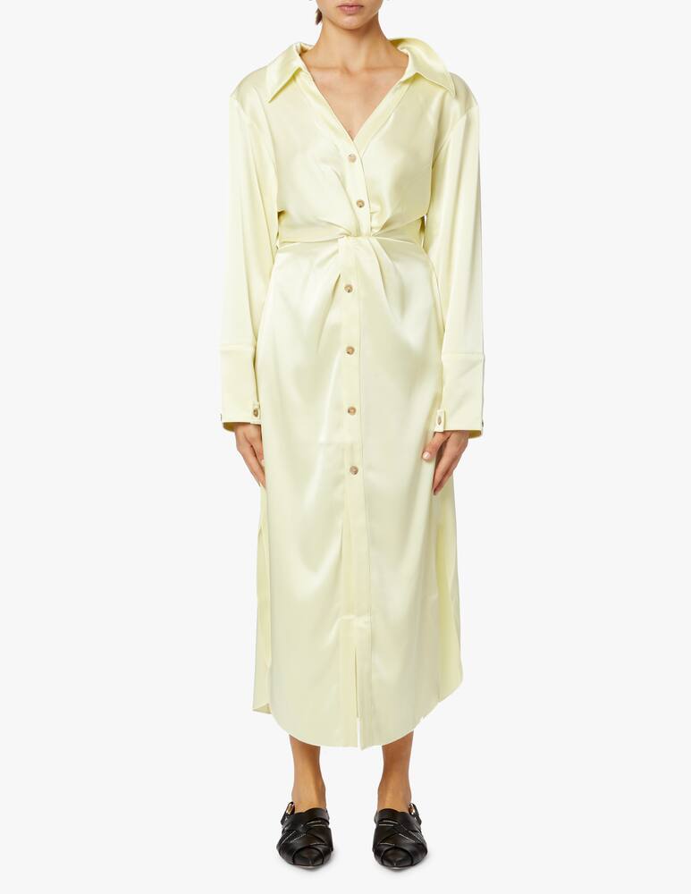 rinascente Nanushka Maxi dress with long sleeve