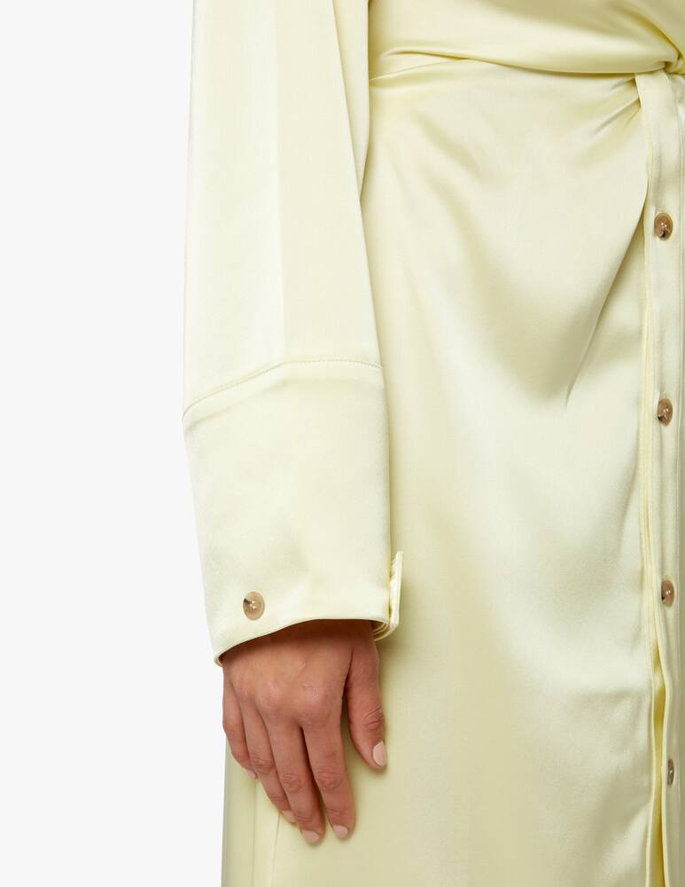 rinascente Nanushka Maxi dress with long sleeve