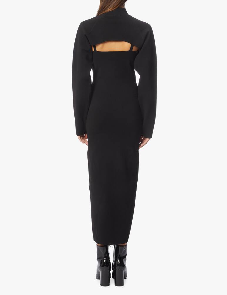 rinascente Nanushka Midi dress with bolero Noa