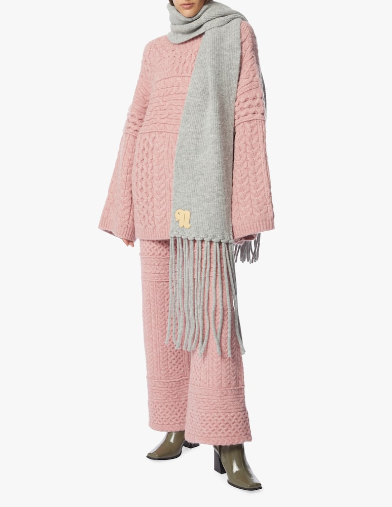 rinascente Nanushka Dolcevita in misto lana Raw