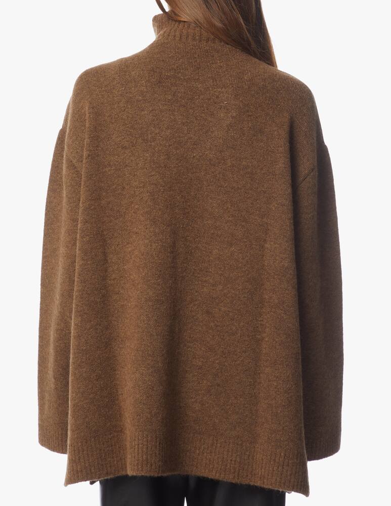 rinascente Nanushka Felpa oversized con cerniera in misto lana Zuma