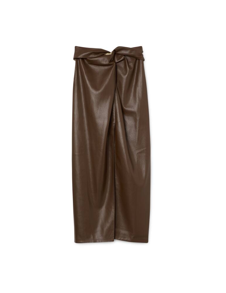 rinascente Nanushka Gonna midi intrecciata davanti Inci