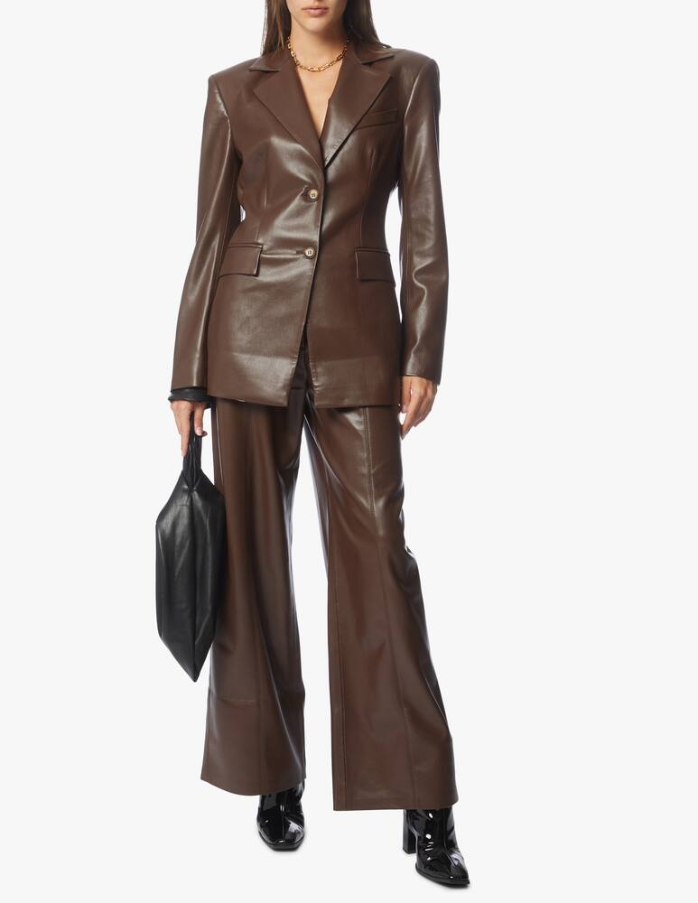 rinascente Nanushka Blazer in similpelle Hathi