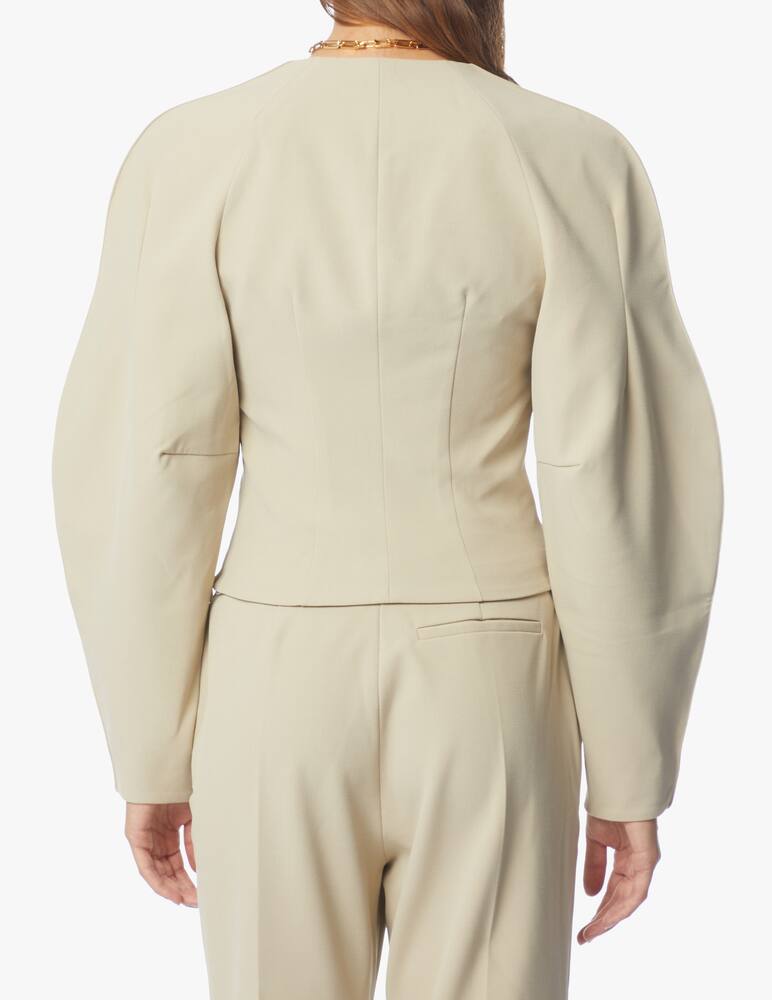 rinascente Nanushka Sculpted sleeved top Harini