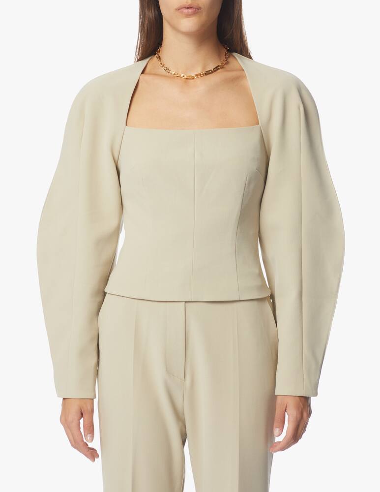 rinascente Nanushka Sculpted sleeved top Harini