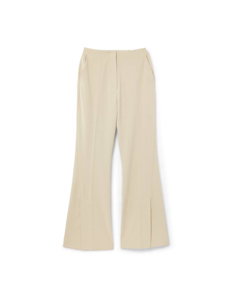 rinascente Nanushka Flare trouser with slit Tulip