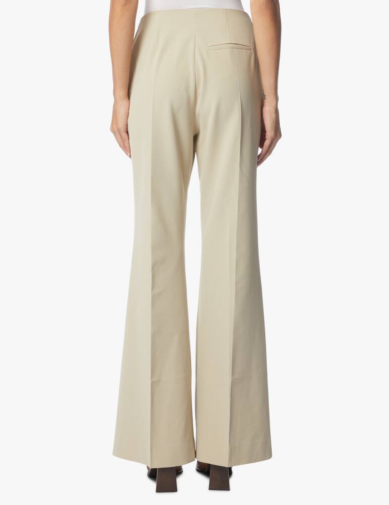 rinascente Nanushka Flare trouser with slit Tulip