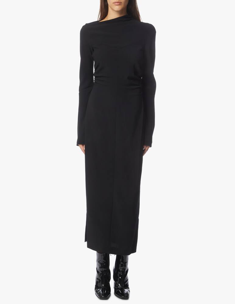 rinascente Nanushka Vestito midi increspato e asimmetrico Tamal